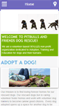 Mobile Screenshot of pitbullsandfriends.org